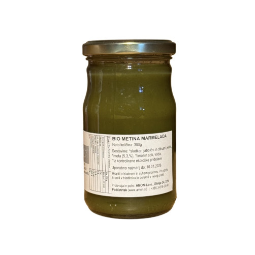 Bio metina marmelada 300g, Amon