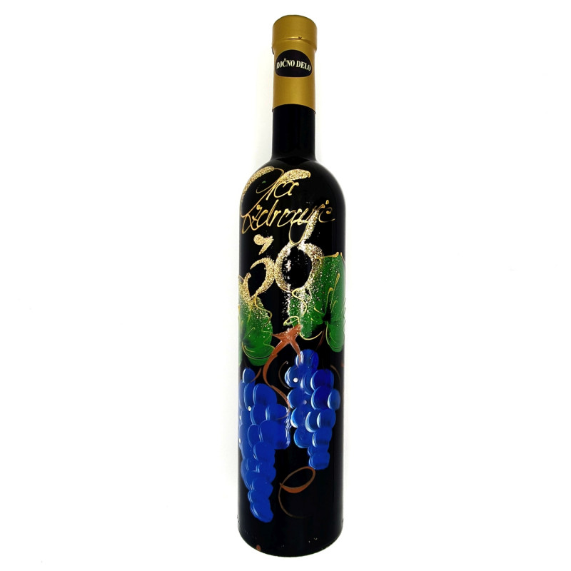 Jubilejno vino 30 let-poslikava z modrim grozdjem 0.75l, Amon (v.116)