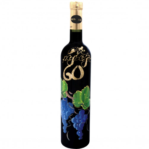 Jubilejno vino 60 let-poslikava z modrim grozdjem in besedilom vse najboljše 0.75l, Amon (v.152)